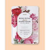 Petitfee & Koelf Maska-rokavice za roke Rose Petal Satin Hand Mask - 16 g / 2 kos