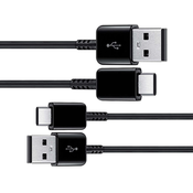 Samsung crni data kabl DATA CABLE USB TYPE-C BLACK 2 komada EP-DG930MBEGWW