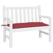 Vidaxl Blazina za vrtno klop vinsko rdeča 100x50x7 cm oxford tkanina