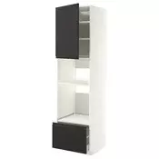 METOD / MAXIMERA Visoki element za ugradb uredaje, bijela/Upplöv mat antracit, 60x60x220 cm