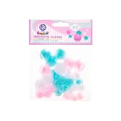 Astra CREATIVO Silone POMPOM kroglice PASTEL DREAM, 30 kosov, 335122008