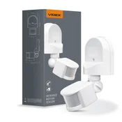 shumee PIR infrardeči senzor gibanja in svetlobe 1200W IP44 premični bel Videx