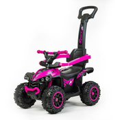 Otroško odrivalo z vodilno palico Baby Mix Mega Prime EVA roza