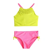 Next Bikini neonsko rumena/roza