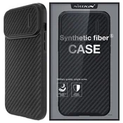 Maska za iPhone 14 Nillkin Synthetic Fiber S crna