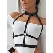 OPRTNIK Z OVRATNICO IN PASOM 532 Black