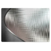 Decormat Podloga za zaščito tal Srebrna abstrakcija 120x90 cm 15 cm