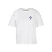 Womens T-shirt Pearl Spider - white