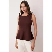 Trendyol Milla Ženska bluza, Braon