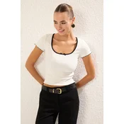 Trendyol Milla Ženska bluza, Krem