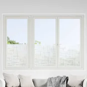 vidaXL Statična folija za okna Vzorec zvezd 60 x 500 cm PVC