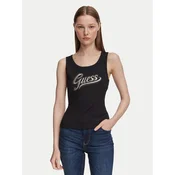 Guess Top W6YP30 K4380 Črna Slim Fit
