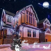 LED bele sijalice dekorativni niz 6m