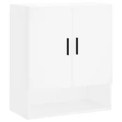 MAISON CHIC Stenska omarica - Zidna omarica bela 60x31x70 cm inženirski les iu824, (22063586)