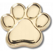 CROCS Bedž gold dog paw U