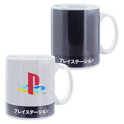 Paladone Playstation Heritage XL na toploto občutljiva skodelica