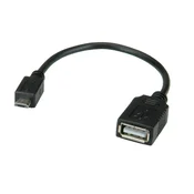 VALUE USB 2.0 OTG kabel, 0,15 m 11.99.8311-100