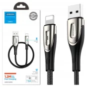 1 to 3 Joyroom Kabel Sharp Series S-M411 Usb-A Na Lightning 3A 1.2M Z Indikatorjem