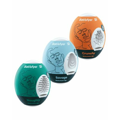 Komplet masturbatorjev Satisfyer Egg Naughty, Savage & Crunchy