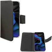 Celly Wally Wallet Case iPhone 15 črna