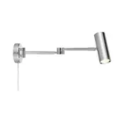 Markslöjd 109182 - LED prigušiva zidna lampica ARLO LED/4,9W/230V hrom
