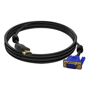 AVIZAR HDMI moški na VGA moški 15-polni kabel, 1,8 m crne barve, (20763736)