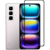 GS 3D kaljeno steklo za Infinix Hot 50 Pro+ 4G, črn okvir