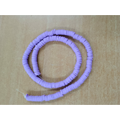 Fimo disk perle 6*1 mm-lila