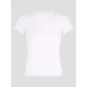 YO-GAYA Športni top Short Sleeve Top bela