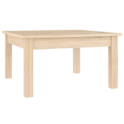 MAISON CHIC Klubska mizica - kavna mizica - Nizka mizica 55x55x30 cm trdna borovina, (21753563)