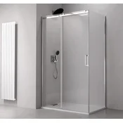 POLYSAN THRON Okrogli Drsni Tuš Kabina 1000x1000mm s Prozornim Steklom