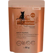 Ekonomicno pakiranje catz finefood 64 x 85 g - Piletina i tunjevina