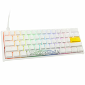Ducky One 2 Pro Mini White Edition Gaming Tastatur, RGB LED - Kailh White (US) DKON2061ST-KUSPDWWTW2