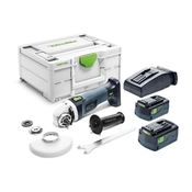 Akumulatorski kotni brusilnik AGC 18-125 5,0 EBI-Plus Festool – za profesionalno uporabo - Festool - 18V
