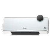 Elektricna grijalica s ventilatorom Terma Heat Glasseye, 1000/2000 W, zidna, s daljinskim, bijela