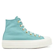 Modne superge Converse Chuck Taylor All Star Lift Platform Gold A11495C Turkizna
