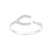 DIAMANT LETERNEL Prstan srebrna