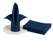shumee Banquet prtiček 50x50cm gladko blago 180g temno moder