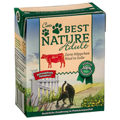 Varčno pakiranje Best Nature Adult Cat 16 x 370 g - Govedina v omaki