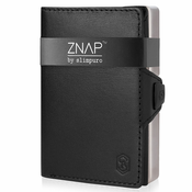 Slimpuro ZNAP, tanki novcanik, 8 kartica, pretinac za kovanice, 8,9 × 1,5 × 6,3 cm (Š × V × D), RFID zaštita