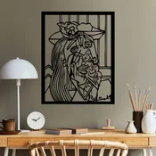 Wallity Zidna dekoracija Picassso 2, 44 x 56 cm, Crna