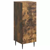 Kreveta Dimljeni hrast 33 x 34,5 x 89,5 cm Konstruirano drvo
