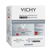 Vichy Set dnevne nege za lice protiv bora Liftactiv Supreme 50ml + Liftactive krema za oci 15ml