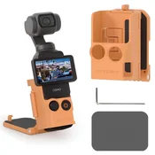 Sunnylife DJI Osmo Pocket 3 magnetni nastavljiv zaščitni nosilec (oranžen)