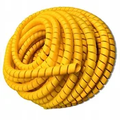 shumee 22-27 mm rumen PVC kabel - cev - spiralna - vzmetna - 1 meter