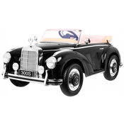 Licencirani avto na akumulator Mercedes Benz 300S RETRO - črni/lakiran