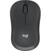 Logitech M240 - tiha brezžična miška, Bluetooth - grafitna
