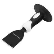 shumee Ploščato dleto z gumijastim pokrovom, široko, 75 mm x 250 mm, iz nerjavečega jekla