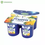 VOCNI JOGURT FRUTTIS BRESKVA-KRUSKA/BANANA 4.5%MM 4X125 (6)SILBO