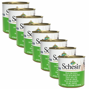 Schesir dog Adult – piščanec z grahom 8x285 g